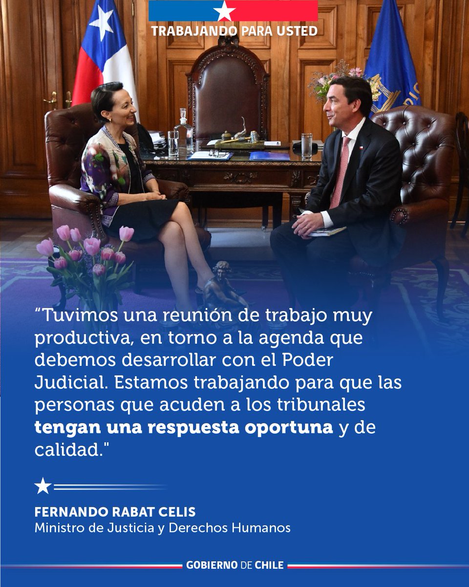 Ministerio de Justicia y Derechos Humanos tweet media