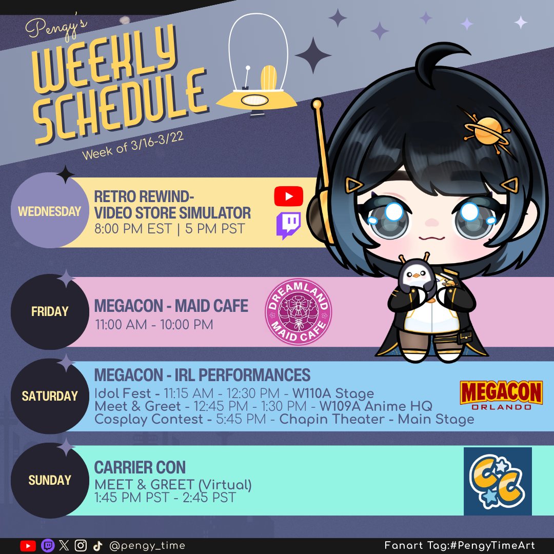 Pengy 🐧⏳️ 🔜 Megacon tweet media