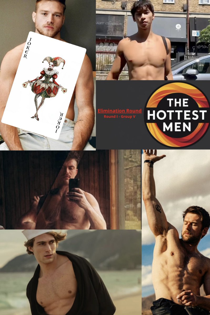 TheHottestMen_'s tweet photo. Round I - Group V - Elimination Round:
Time to vote: until Thursday 19 🔥
#BrandonSklenar #QuentinLouis #MatthewHyndman #Barney https://t.co/LnTxT44wll