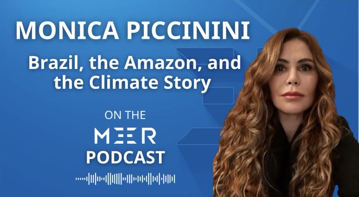 yourvoiz_org's tweet photo. I joined the MEER Podcast to discuss the Amazon rainforest and the complex environmental, political, and economic forces shaping Brazil today. 

@MEERsrm 

https://t.co/mFmG56pm8b https://t.co/vk7rMCoT03