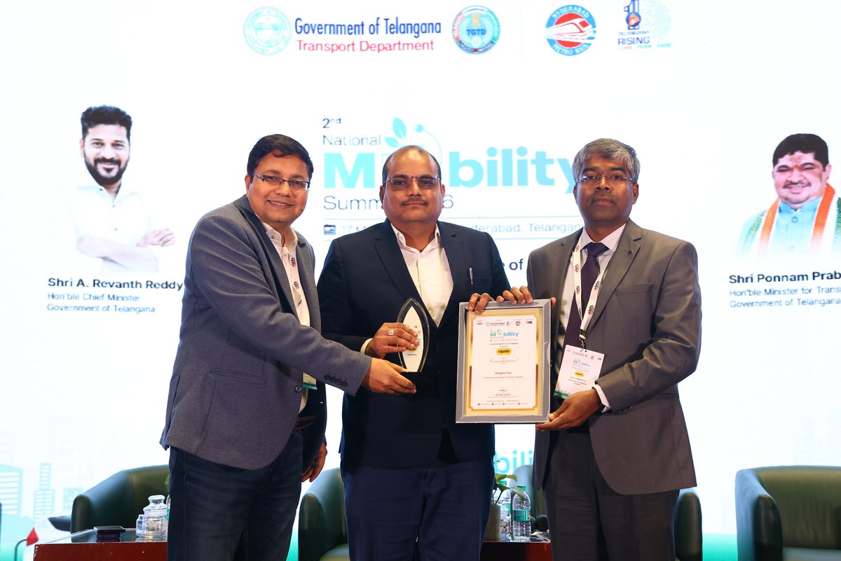 egovonline's tweet image. We congratulate Megha City Gas for winning the Corporate Sustainability Leadership in Mobility Award at the 2nd National Mobility Summit 2026.

For more insights from this summit, follow #EletsMobility

#NationalMobilitySummit #FutureOfMobility