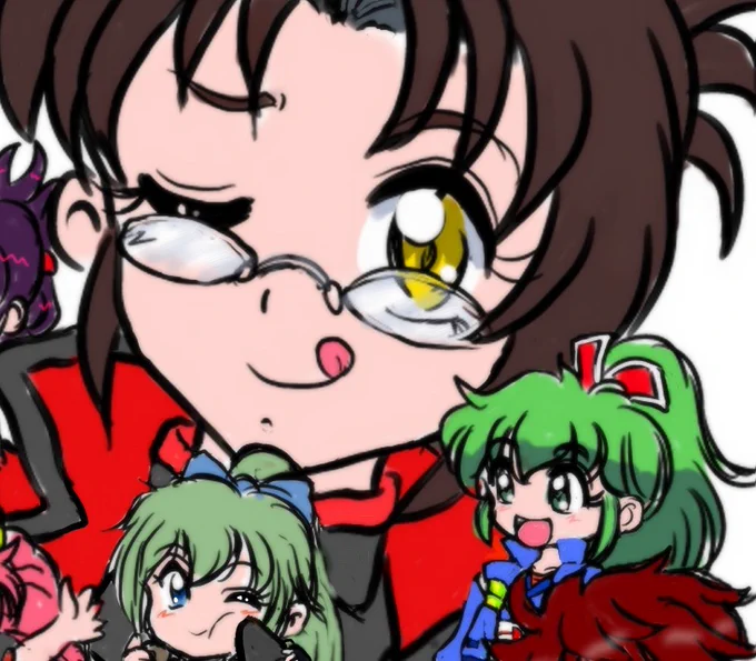 #眼鏡っ娘を見るとストレスが減るらしい