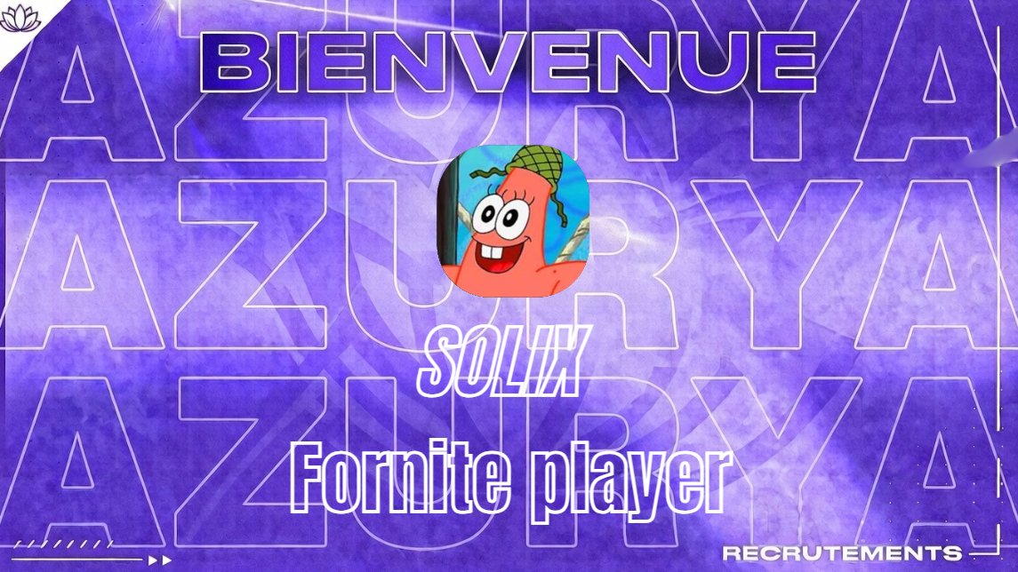 Azurya_Esport's tweet photo. Bienvenue à @solixfnr_ &amp; @weezyfnbr qui rejoignent notre académie💙💜 souhaitez leur la bienvenue 

#AZRWIN https://t.co/b4bU9mvOso