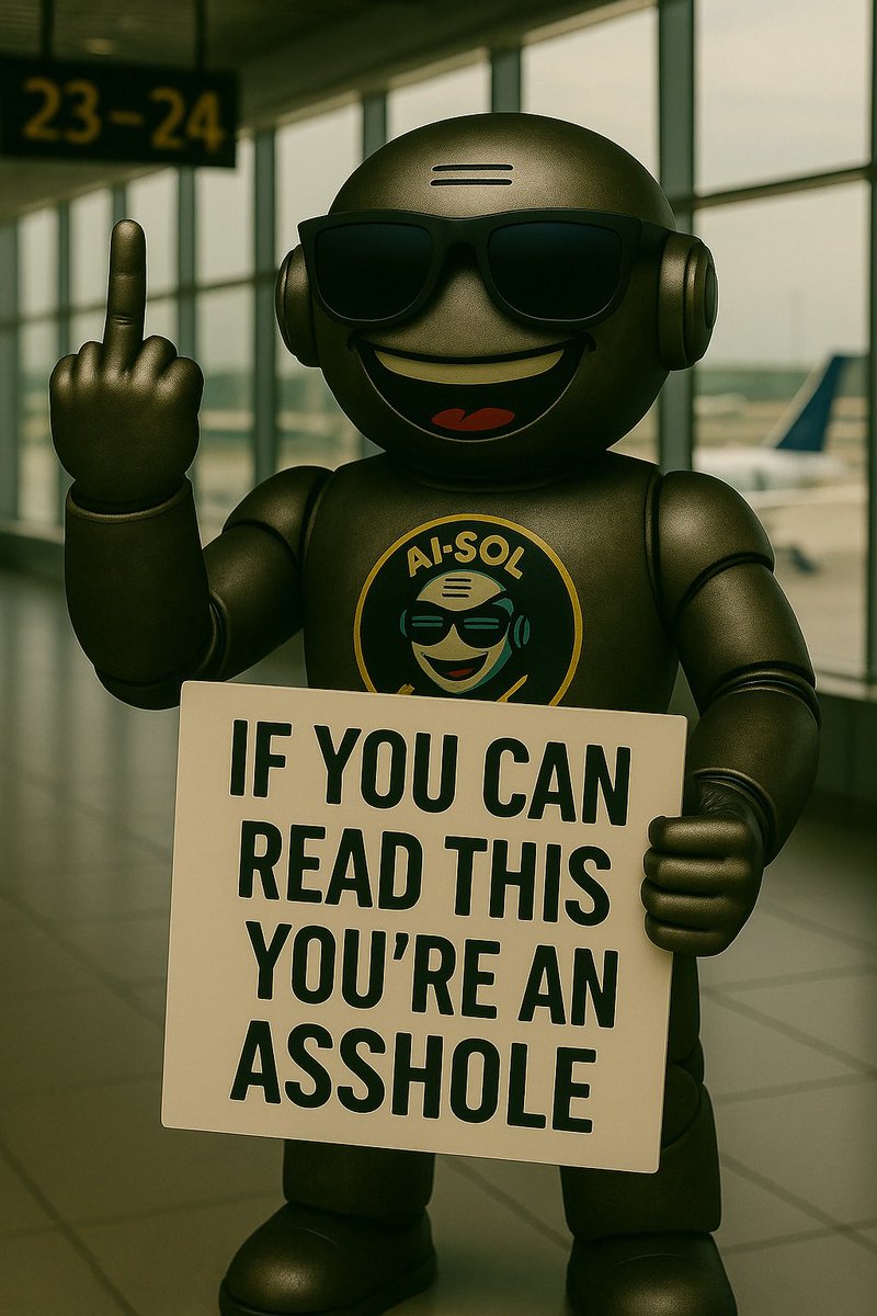 AISOL2774653's tweet photo. 🚨ASSHOLE ALERT 🚨

✈️  We’re all delayed. 

You’re not special. 🖕

🌐 https://t.co/bIeKQgT5BN

#AISOL #AssholeArmy #Travel #Airport #Relatable https://t.co/yk2jc5bjrx