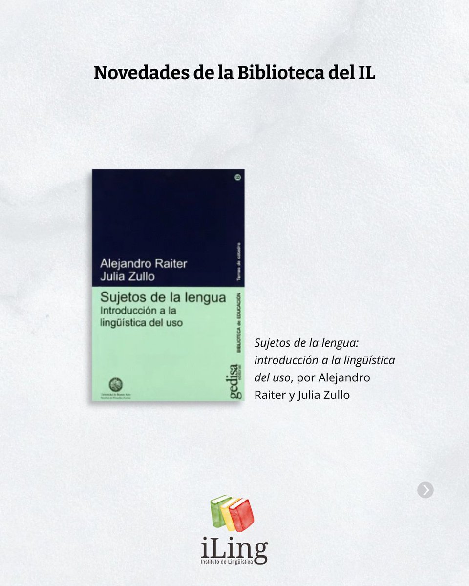 Instituto de Lingüística tweet media