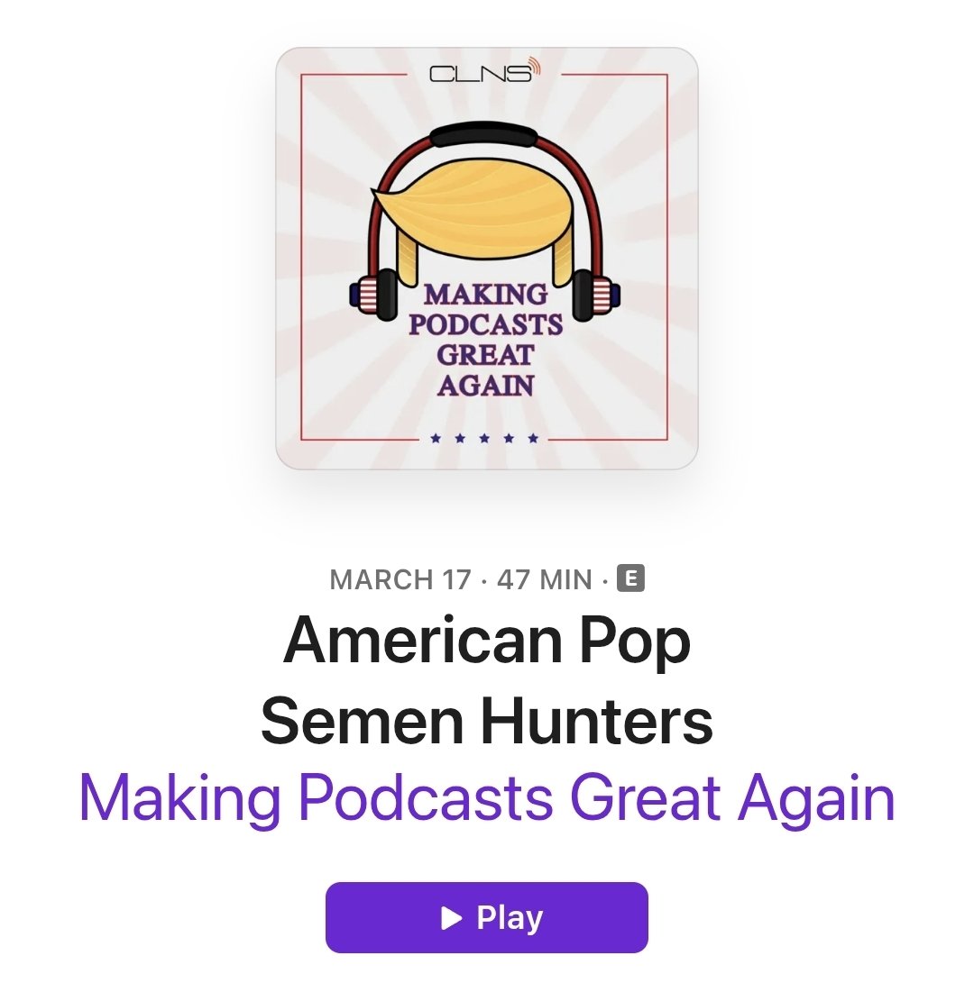 Making Podcasts Great Again tweet media