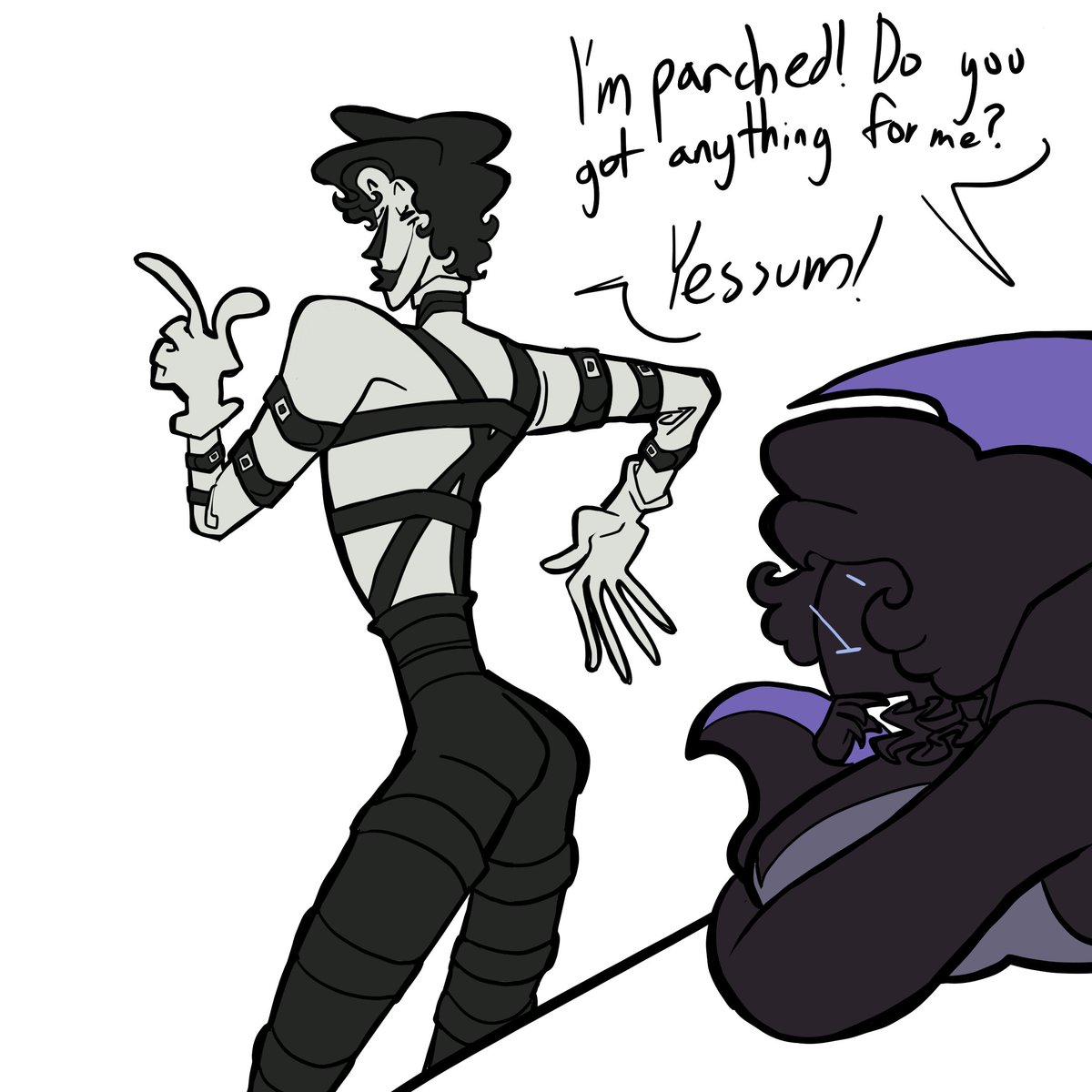 rufus ahh ahh. comms open ahh tweet media