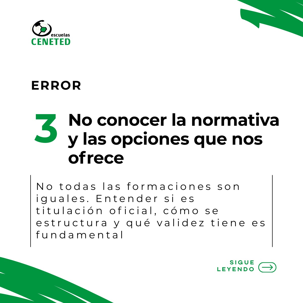 ceneted's tweet photo. Elegir dónde estudiar Técnico Deportivo en Fútbol es una decisión importante.
Y, sin embargo, muchas veces se toma deprisa.

Estos son tres errores habituales al elegir centro:

Elegir bien no es elegir lo más rápido.
Es elegir con información, criterio y visión de futuro. https://t.co/FvYTh2A5Bx