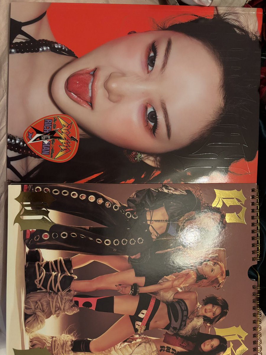 my birthday was ages ago but my friend just got me two new aespa albums life is good😭😭😭😭