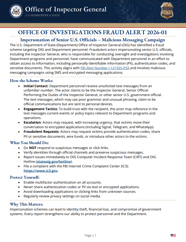 State OIG tweet media