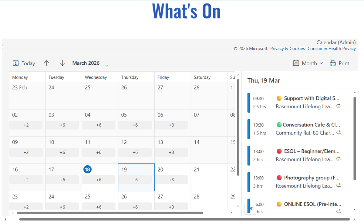 Rosemount Lifelong Learning tweet media