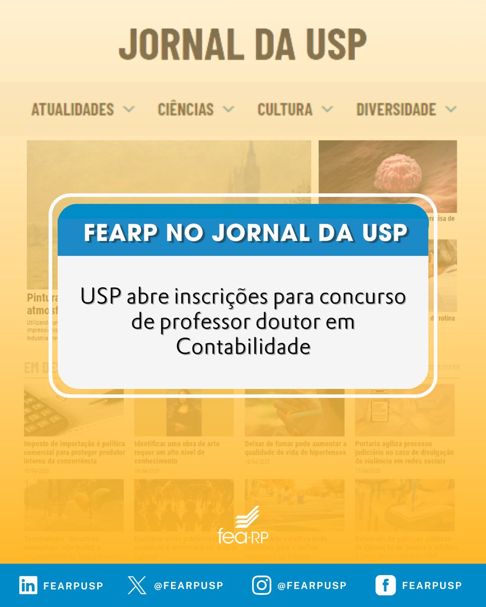 FEA-RP/USP tweet media