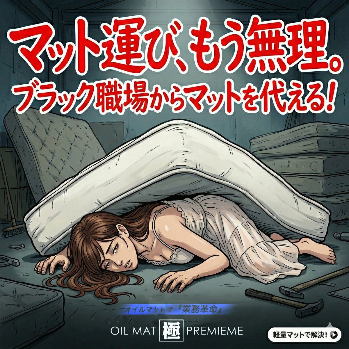 oilmatpremium's tweet photo. その重労働、やめませんか？

オイルを含んだマット運び
→ カバーで解決できます。

💎OIL MAT 極 PREMIUM💎

✔ 軽量設計
✔ 水拭きOK
✔ ���せるだけ

👉 時短 × 清潔 × 高級感

もう“重さ”に悩まない運営へ。
👉 https://t.co/ZGxNrrs4rh https://t.co/GuqMjXHD1O