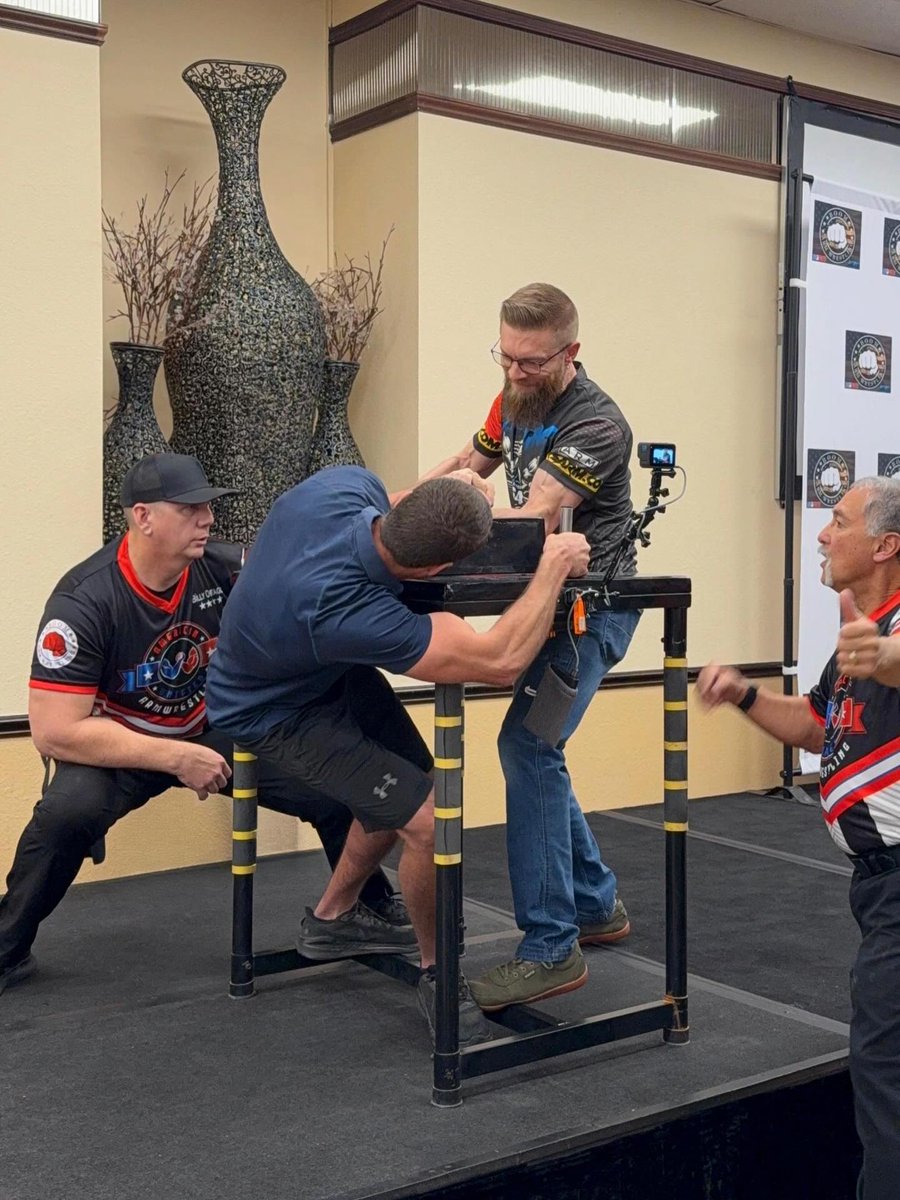 TylerWLeBaron's tweet photo. It was a pleasure competing at the 2026 North American Championship sanctioned by the AUA and produced by BOOM arm wrestling. I did a water cut to make the 150 lbs weight class. Used the exact strategies involving renal physiology that I am currently teaching my advanced exercise physiology students at @suutbirds 

Results:  
1st – Left Hand (Open Professional Division)  
2nd – Right Hand (Open Professional Division)
I ended up placing 1st left and 2nd right in the open professional division. For a bit more practice, I also entered the 190 lbs and 210 lbs amateur divisions and had a few wins. I felt pretty happy considering I just placed 2nd at the tower running championship a few weeks ago. Although endurance and strength training can interfere with each other (AMPK vs mTOR), there are ways around it, and training both will generally benefit most people before any interference. I’ll be making my university lectures available soon for those interested. Thanks again everyone for your support.