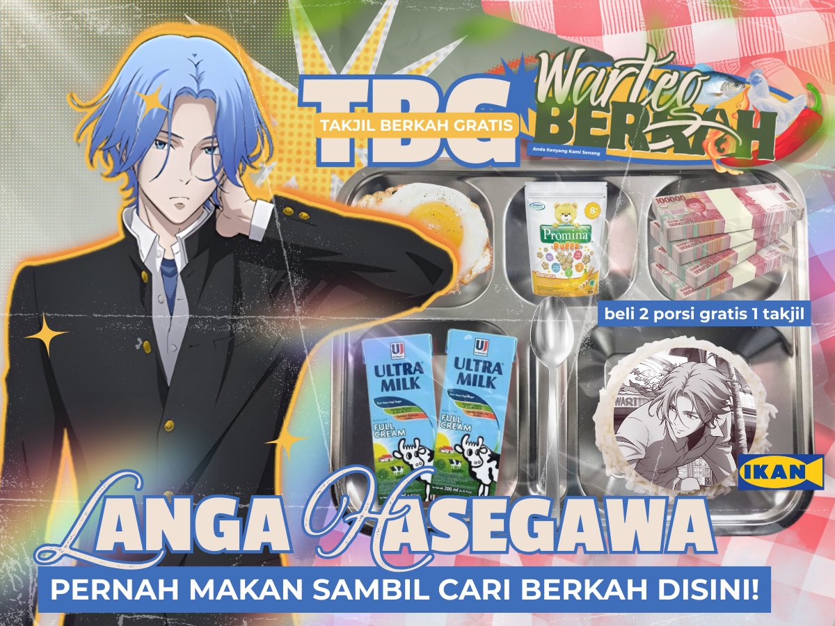 origieal's tweet photo. ⠀
Kentang balado, oseng oseng kangkung, tempe kemul sambel matah. Enam hari nongkrong di 𝙬𝙖𝙧𝙩𝙚𝙜 𝙗𝙚𝙧𝙠𝙖𝙝 bikin saya, Langa Hasegawa dapat hidayah. Kenyang perut, kenyang hati dapat hikmah. Hidup indah bila mencari berkah.
⠀ https://t.co/skCOq3pUUH