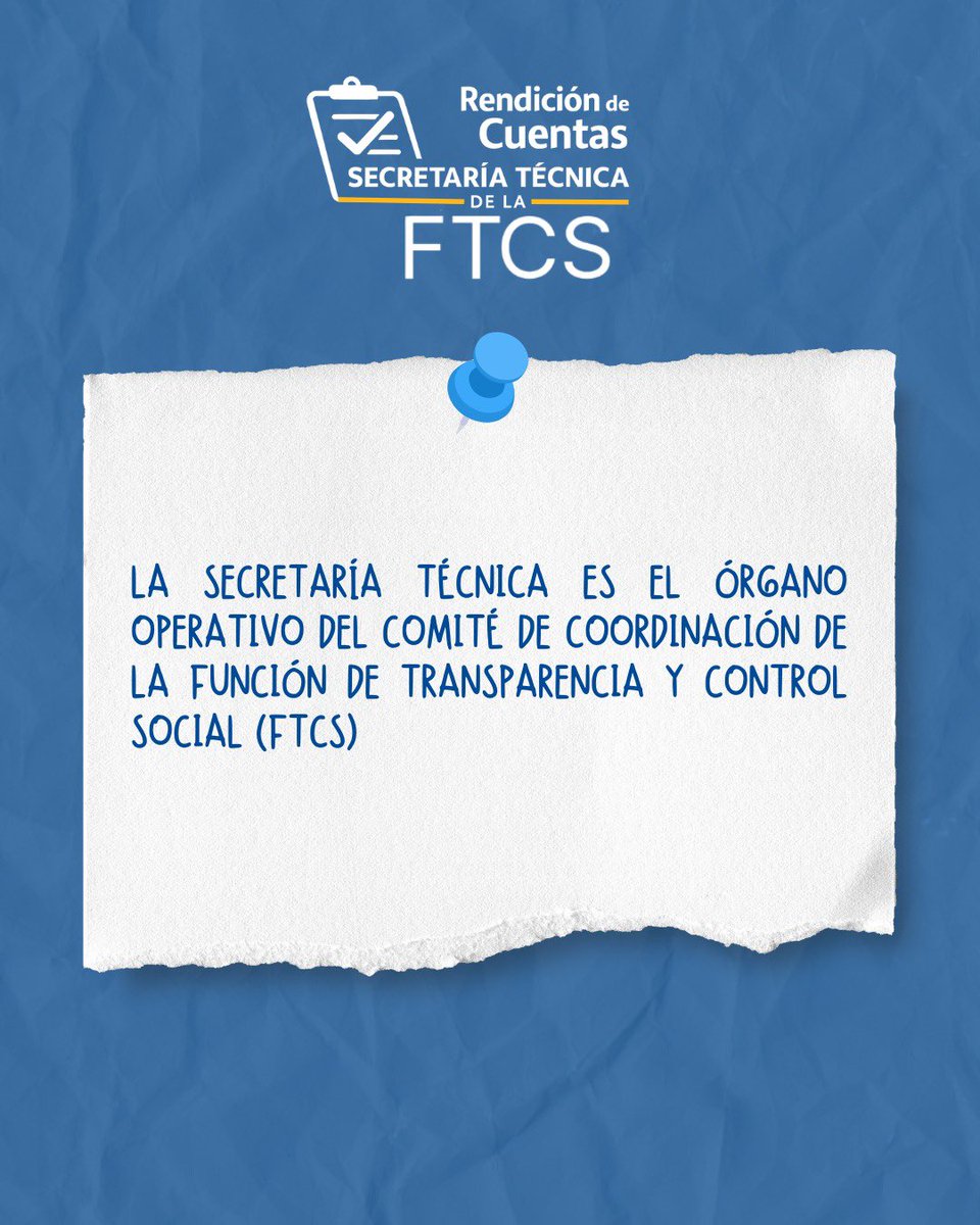 Función de Transparencia y Control Social tweet media
