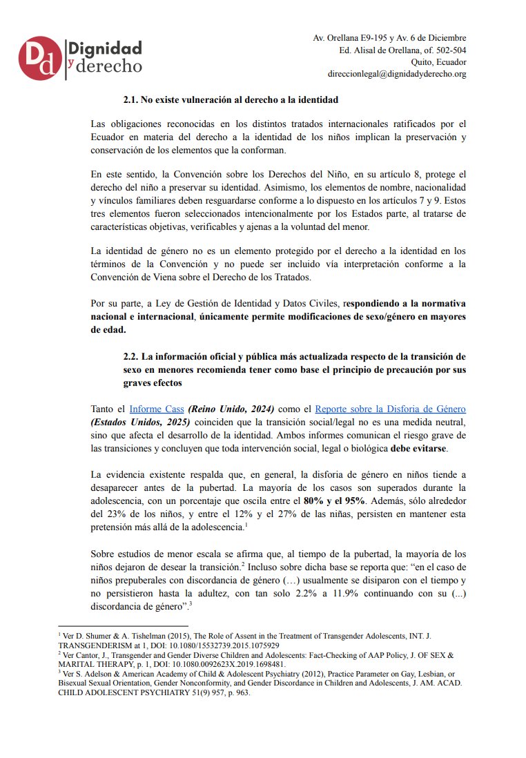 erwinronquillo's tweet photo. 🚨AHORA VAN POR LOS MÁS PEQUEÑOS 🚨
Si les pareció deleznable lo que hizo la @CorteConstEcu con las niñas y niños de 12 años, lo que viene ahora sería aún más abyecto.  

La corte se apresta a dictar sentencia en el caso de un niño al que, cuando tenía 6 años, sus padres pidieron se le cambie de sexo y nombre a niña en la cédula. Obviamente el Registro Civil le negó el trámite y los padres lo demandaron años después, cuando el niño tenía 9 pero ya le habían comenzado a inyectar bloqueadores de pubertad, es decir, a convertir en mujer.  

Les comparto un documento resumen sobre esta causa. 

Vamos a estar pendientes de la decisión que tome la corte en este caso. 

Pd1. El juez ponente es Richard Ortiz, uno de los 5 que aprobó el cambio de género en la cédula para niños a partir de los 12 años. 

Pd2. Si aprueban esta barbaridad, no vayan a decir que esto no va encaminado a permitir las operaciones de cambio de sexo en niños. Está clara la ruta que estarían siguiendo.

Pd3. Los adultos, en última instancia, somos responsables de nuestras propias decisiones, pero #ConLosNiñosNo se metan.