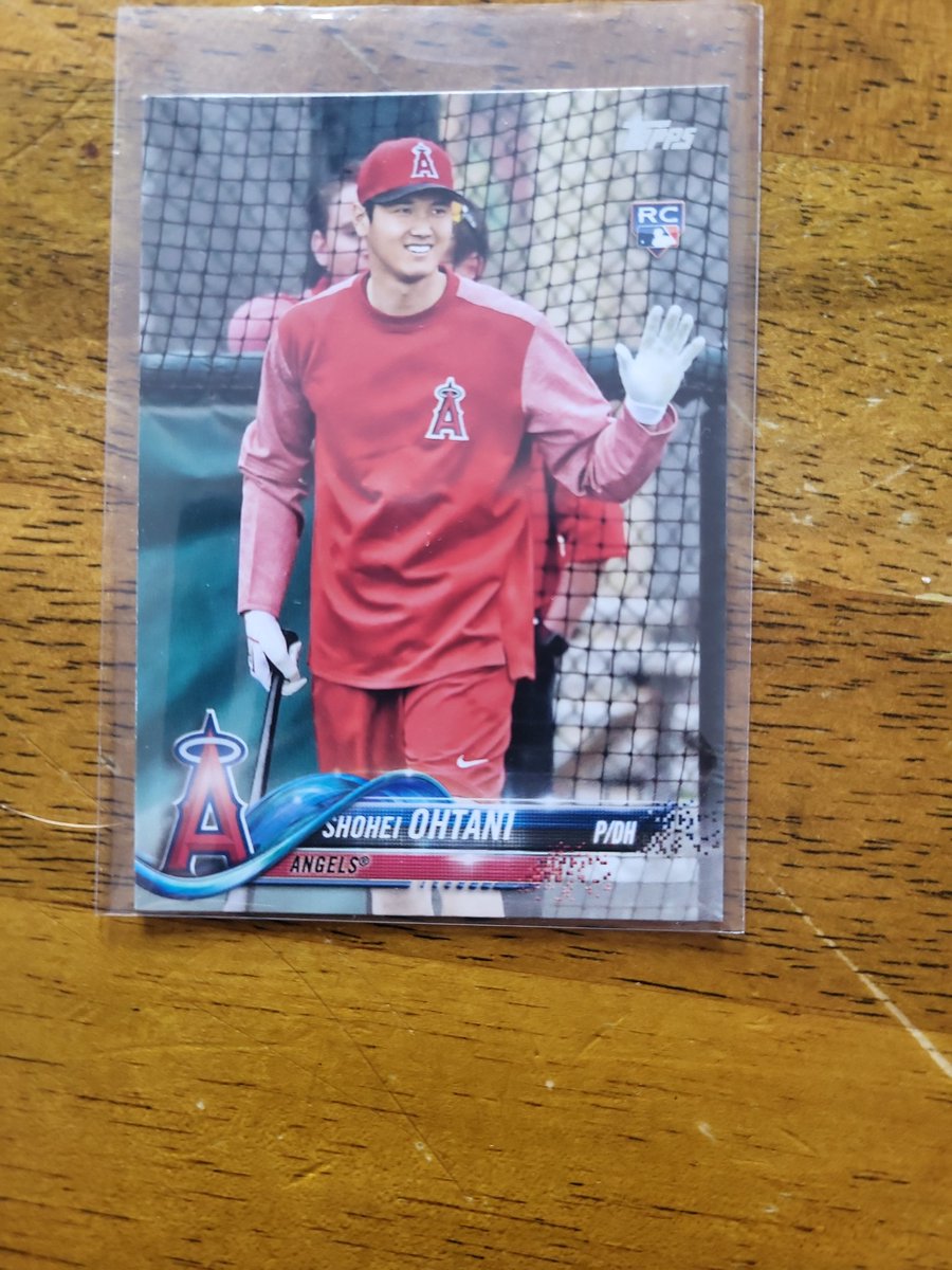 cdbrad14's tweet photo. @lachlanscards I can do one better. Sold my Ohtani rookie SP for $250 back in May last year. Now its going for $1000 plus on ebay raw. https://t.co/AUPsO3O9Dv