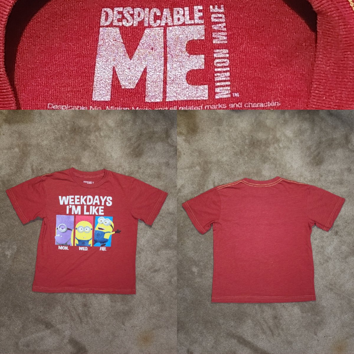 lunaball_21's tweet image. Check out this kids shirt from Despicable Me size small 6/7. #thrifting #kidshirt #secondhand #forsale

myresalemarket.square.site/product/despic…