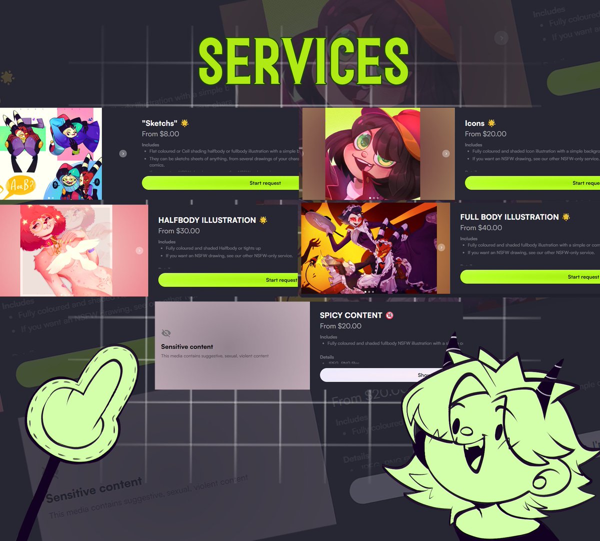 Dibujanding....... ✨COMMISSIONS OPEN✨ tweet media