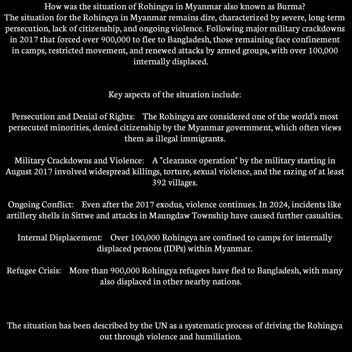 Rohingya Community Partners (RCP) tweet media