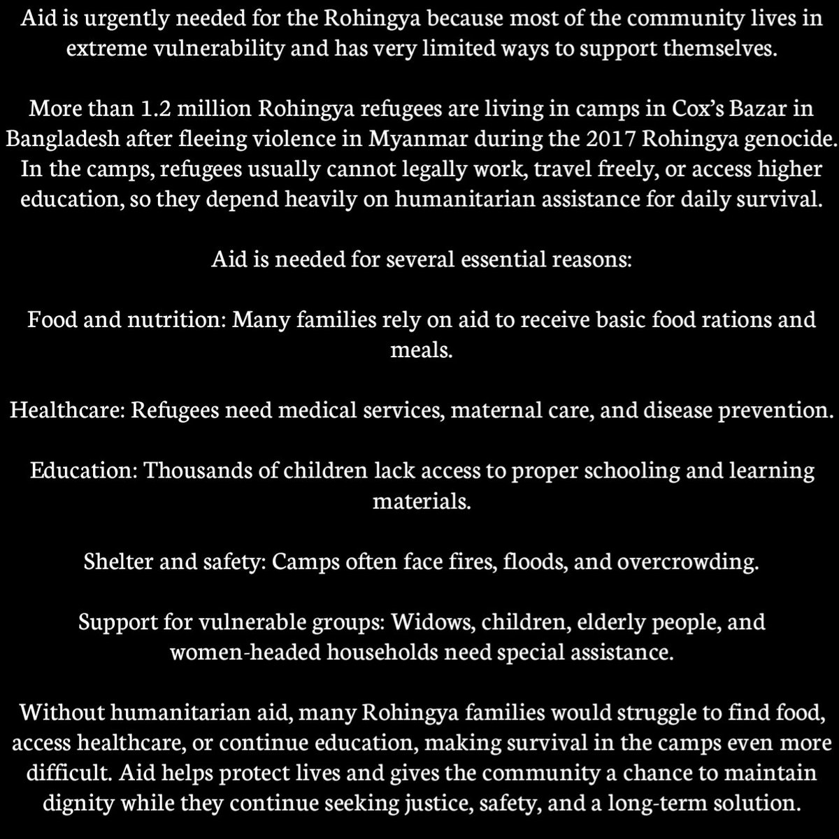 Rohingya Community Partners (RCP) tweet media