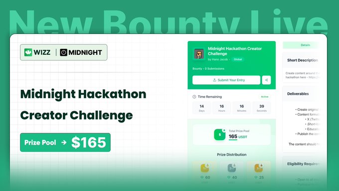 Kazee0129's tweet photo. This Midnight Hackathon by @riseinweb3 is a great opportunity to learn, build, and earn in Web3

Whether you're a developer or a content creator, this is your chance to grow and explore,
Don’t miss out on this global event

#Web3 #Hackathon #RiseIn #MidnightHackathon https://t.co/MkpI4MkE7e