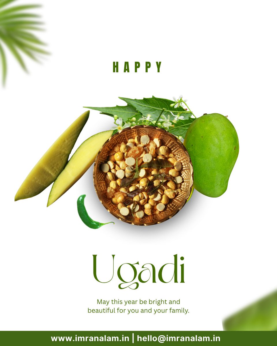 ErIMRANALAM's tweet photo. May this New Year bring happiness, prosperity, and success into your life. May every moment be filled with positivity, growth, and new achievements.

#Ugadi
#GudiPadwa
#HappyUgadi
#HappyGudiPadwa
#IndianNewYear
#NewBeginnings
#imranalam_in
#Success
#Prosperity
#FestiveVibes https://t.co/4ZFnpYl1cE