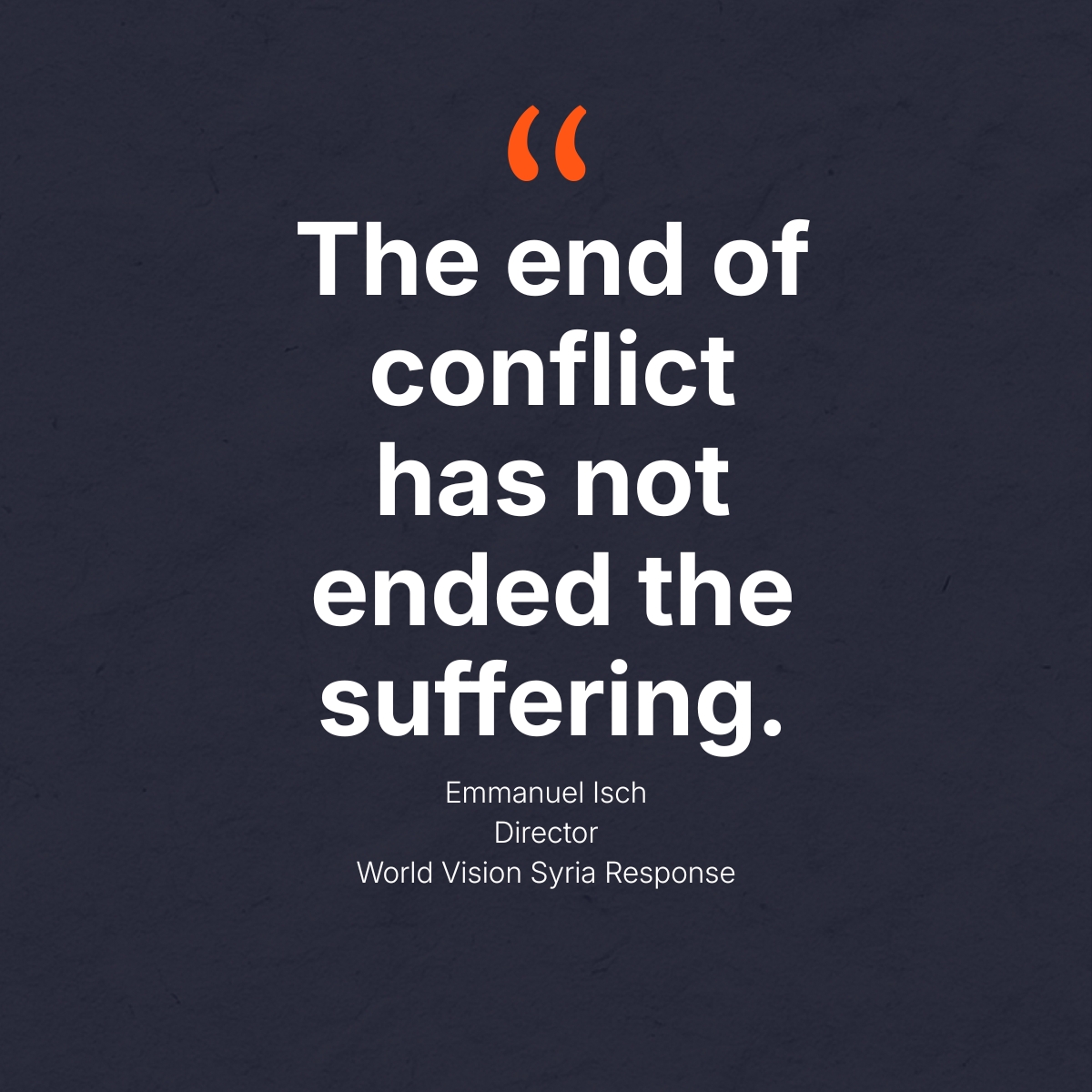 World Vision tweet media