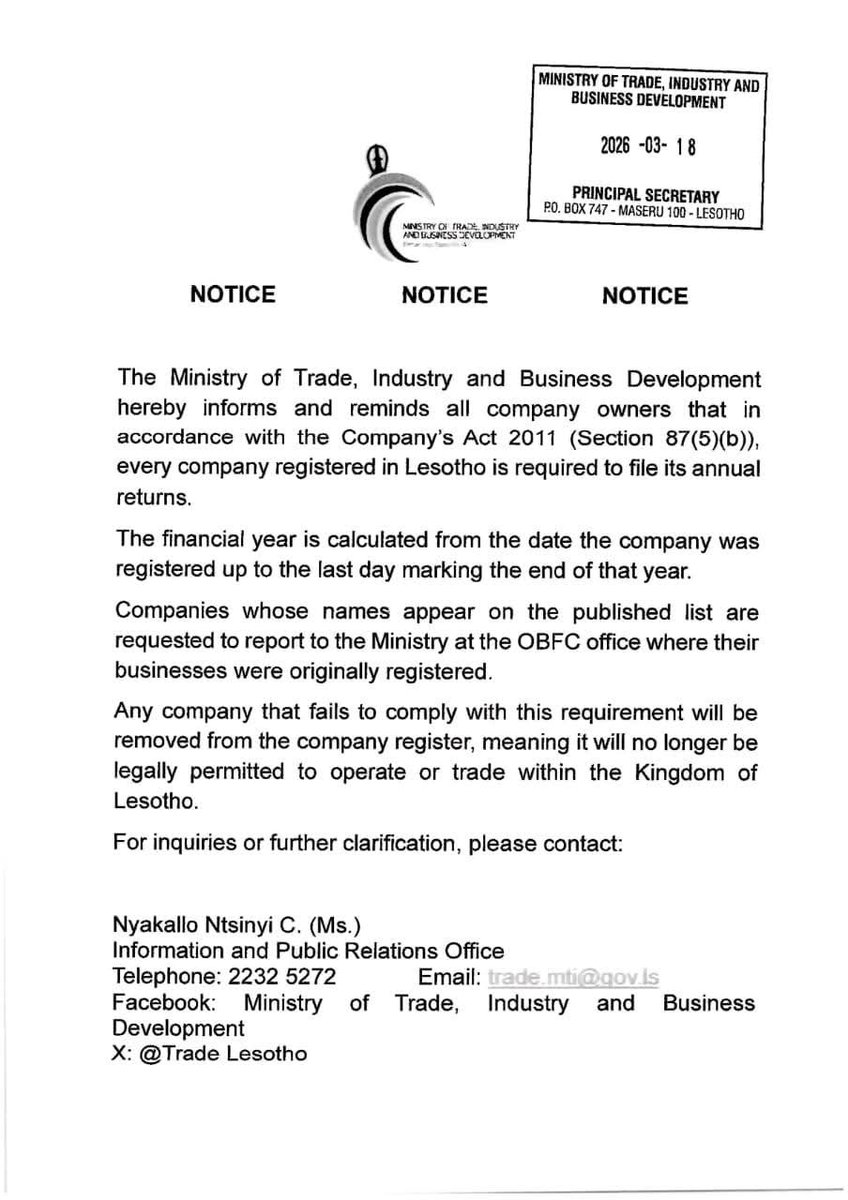 The Reporter - Lesotho tweet media