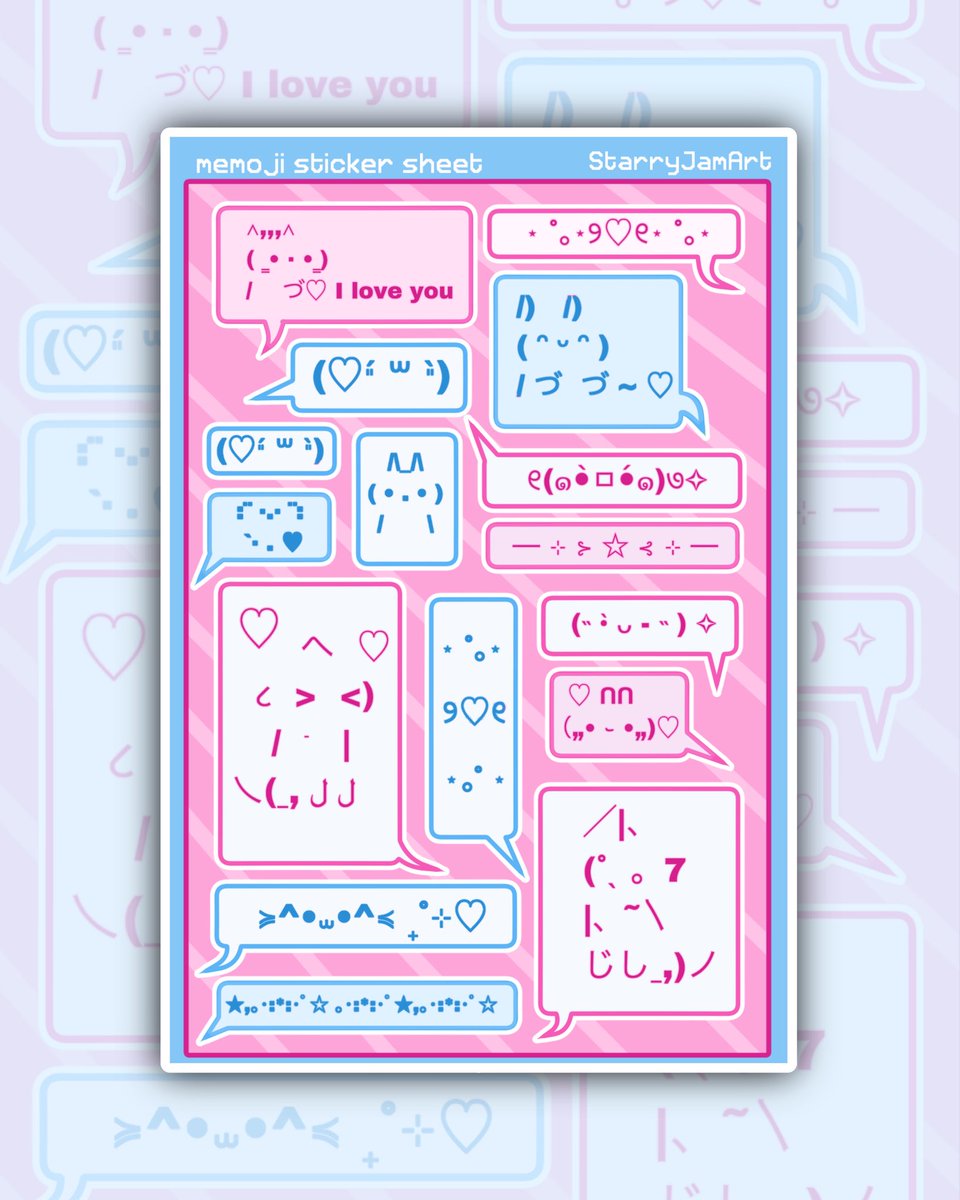 StarryJamArt's tweet photo. some sticker sheet designs i’ve made!! https://t.co/B8HXmrMLLT