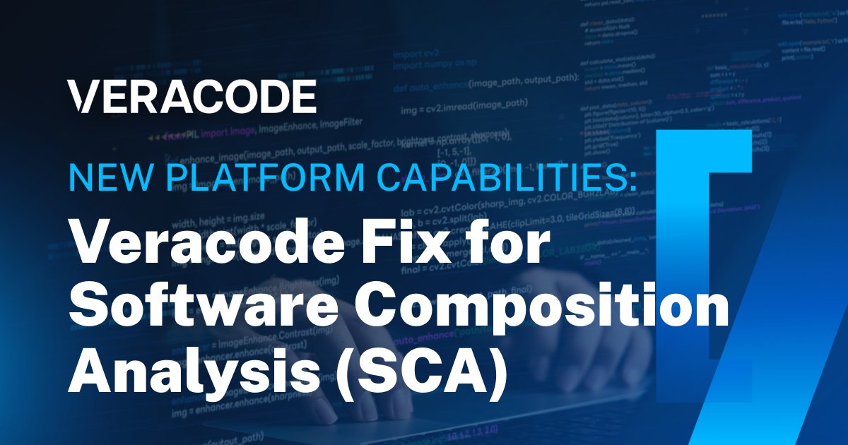 Veracode tweet media