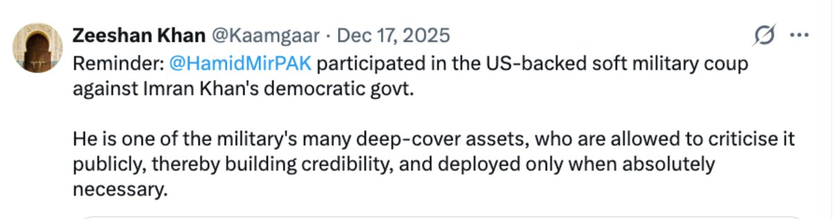 Zeeshan Khan tweet media