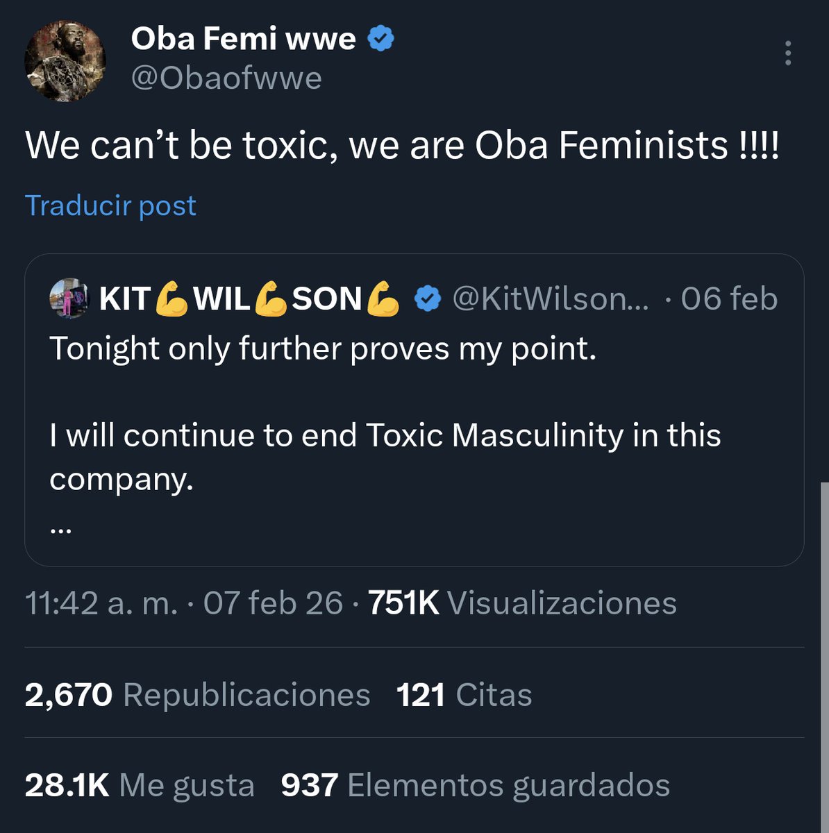 OBA FEMINISTA tweet media