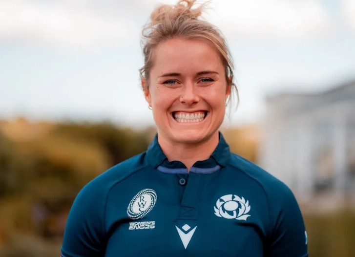 G_HMedia's tweet photo. "Playing in a World Cup so close to home was a dream come true - I feel very lucky + blessed"...

Beth Blacklock has announced her retirement from international rugby after earning six @Scotlandteam caps, she will continue to play for @SaracensWomen 

✍️ https://t.co/2TSM88cbIH https://t.co/fmqRfLhTij
