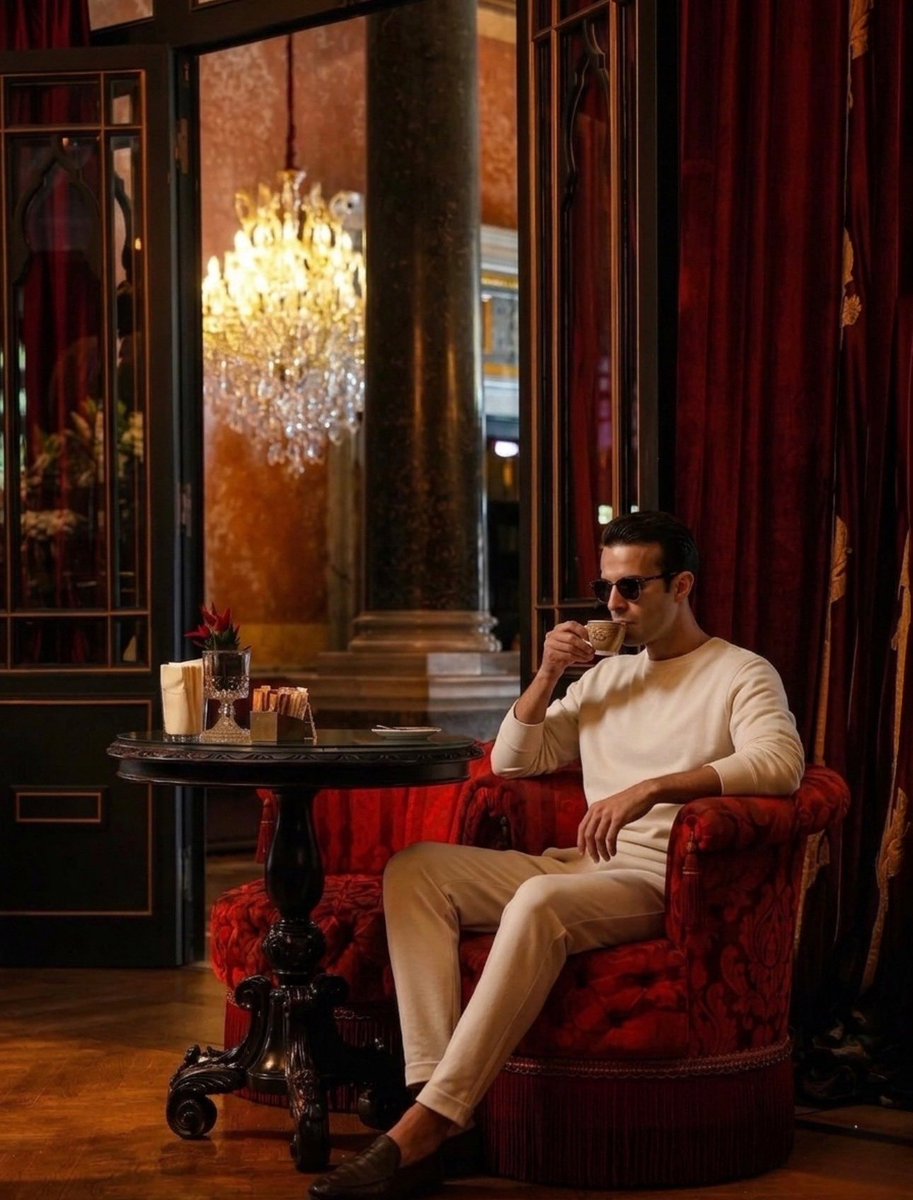 Pera Palace Hotel 😉
Kafamda deli sorular: 
1) Gözlüğü çıkarsam mı? 
2) Yakışıklı olmuş muyum? 
3) Mars’ta hayat var mı? 
4) Hegel haklı mıydı? 
5) Kazablanka’yı bir daha mı izlesem? 
6) Breakfast at Tiffany's çok güzel değil miydi? 🤪