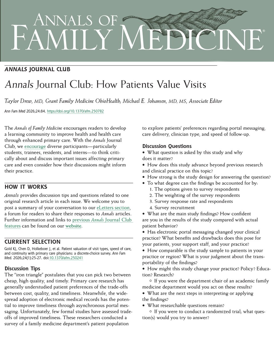 Annals of Family Medicine tweet media