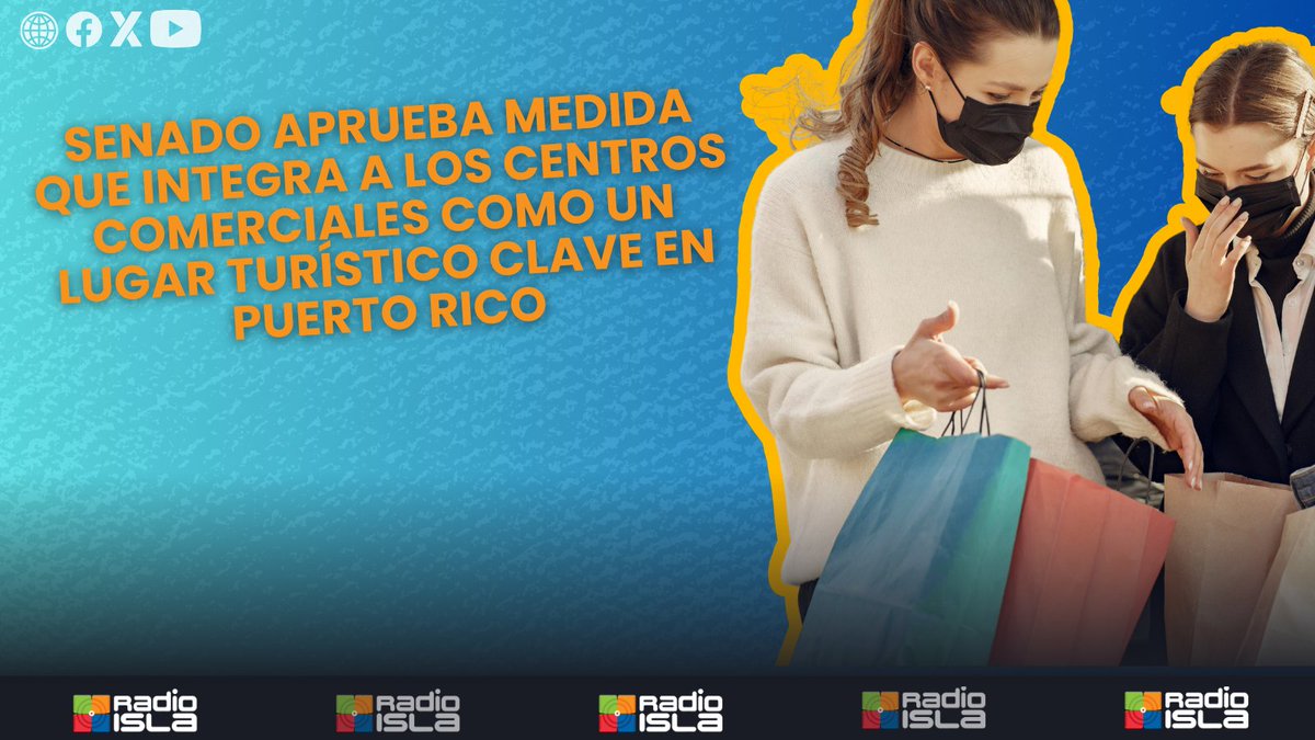 radioislatv's tweet photo. 🛍️ #ElCalentón con @soniavalentin | Senado aprueba medida que integra a los centros comerciales como un lugar turístico clave en Puerto Rico

https://t.co/mG2IvYhLtx

#PuertoRico #Turismo #Economía https://t.co/HZTtPwblnz