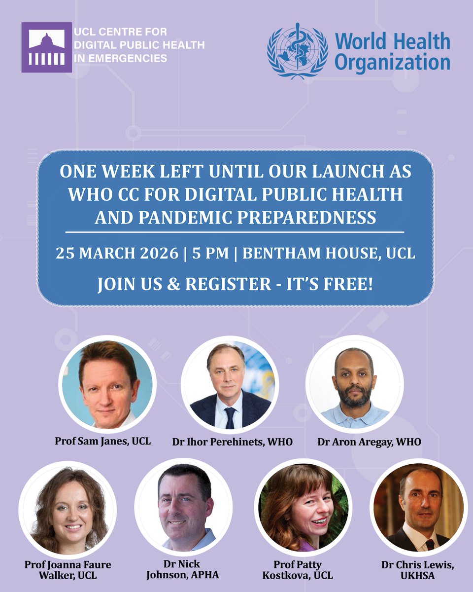 UCL Centre for Digital Public Health in Emergency tweet media