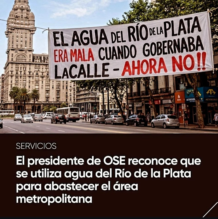 riverafrutos's tweet photo. El agua del Río de la Plata es Transversal, con Conciencia de Clase, en Territorio, sin Necromasulinidades Capitalistas y Hospitalocéntricas, por lo que queda demostrado Progresistamente que es bebible, de excelente calidad y potable, si pensás que no...sos FACHO!! https://t.co/zalrrKGwky