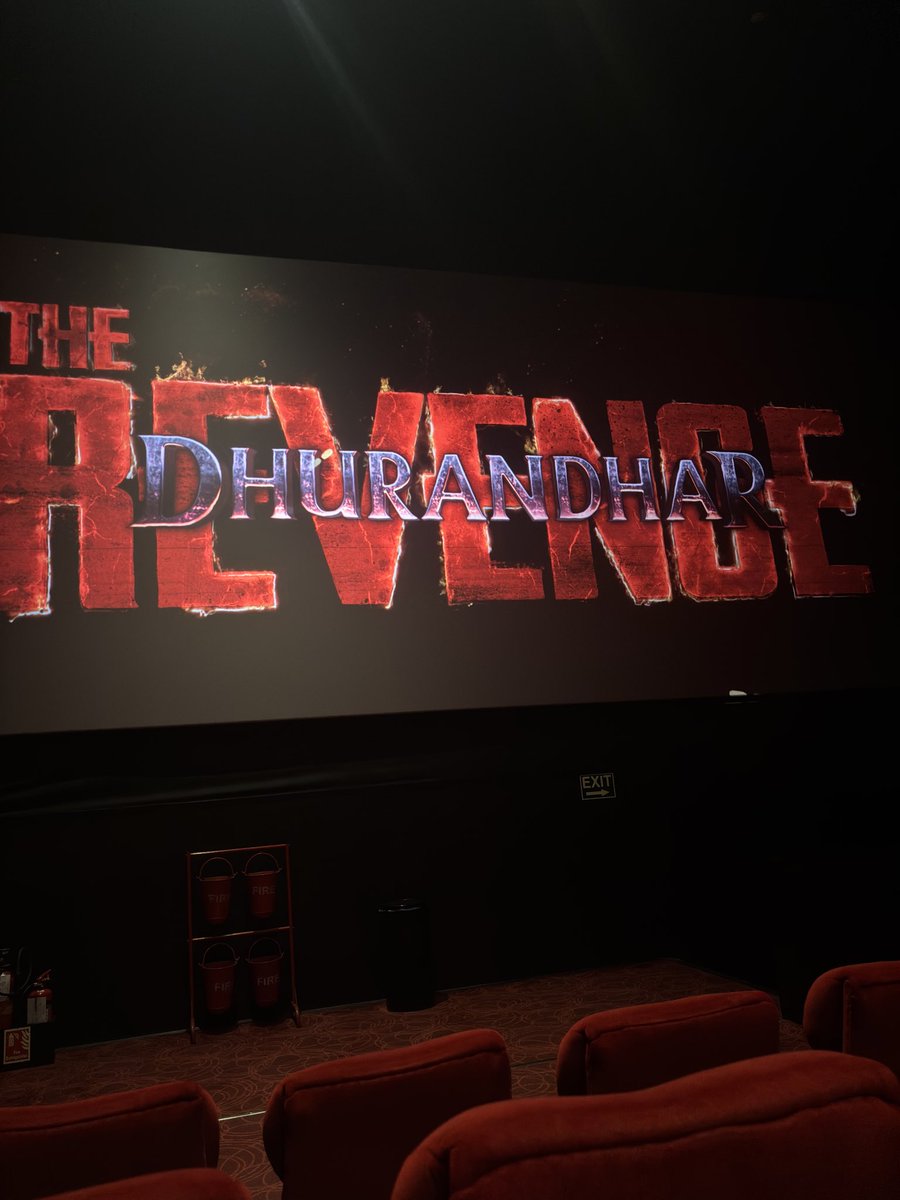 I’m awestruck. 

It was a chaotic evening, one cancelled show later, we found ourselves in the front row of the nearest theatre. Our necks were up the entire movie and jaw dropped. Take a bow or maybe a billion Aditya Dhar