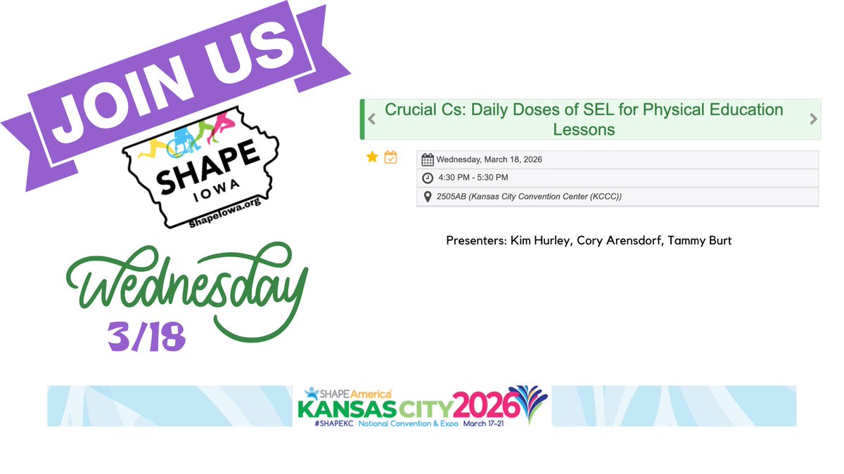 SHAPE Iowa tweet media