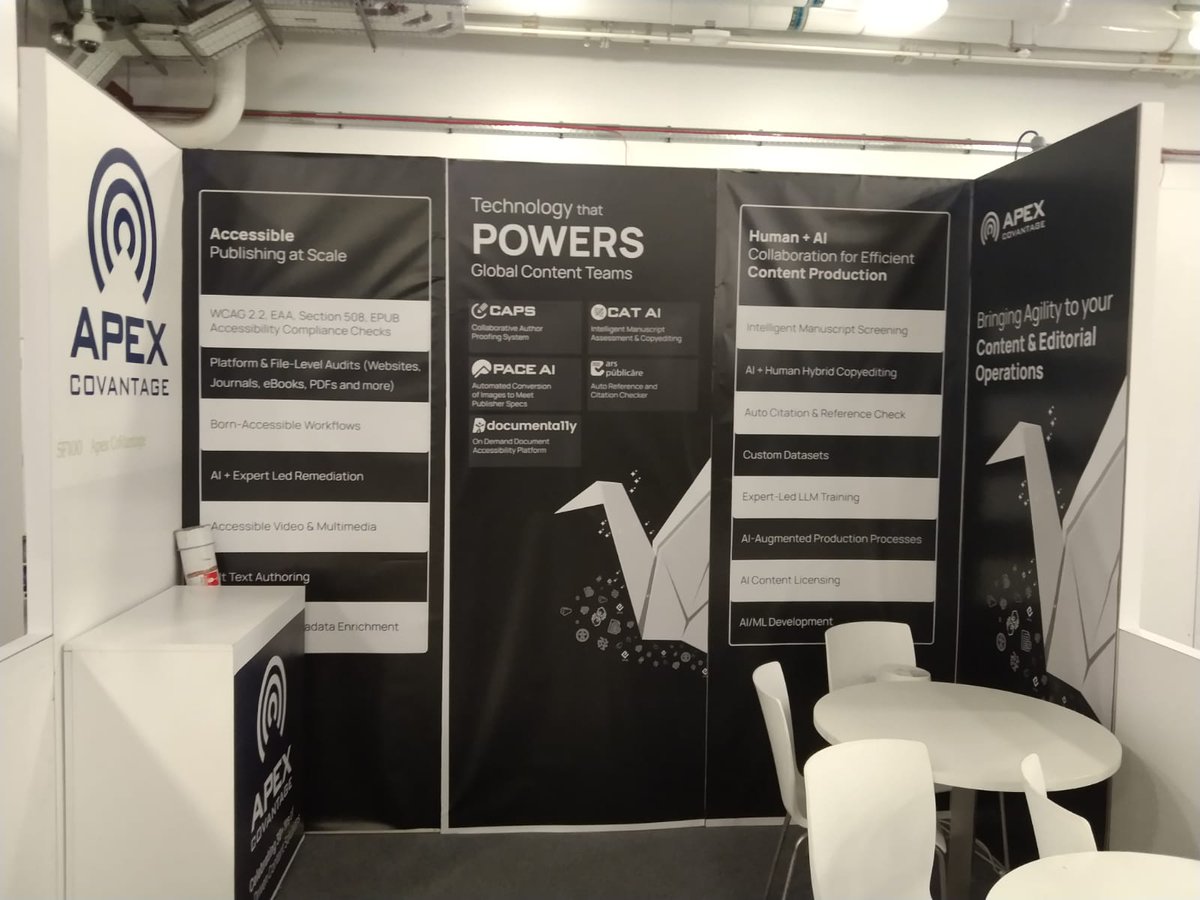 Apex_Content's tweet photo. Great to be a part of the #LondonBookFair2026 with the global publishing community.

From digital transformation to accessibility and inclusive publishing, it was a week of valuable insights, conversations, and connections.

Thanks to everyone who met with Apex CoVantage. https://t.co/YBfQUPjyLc
