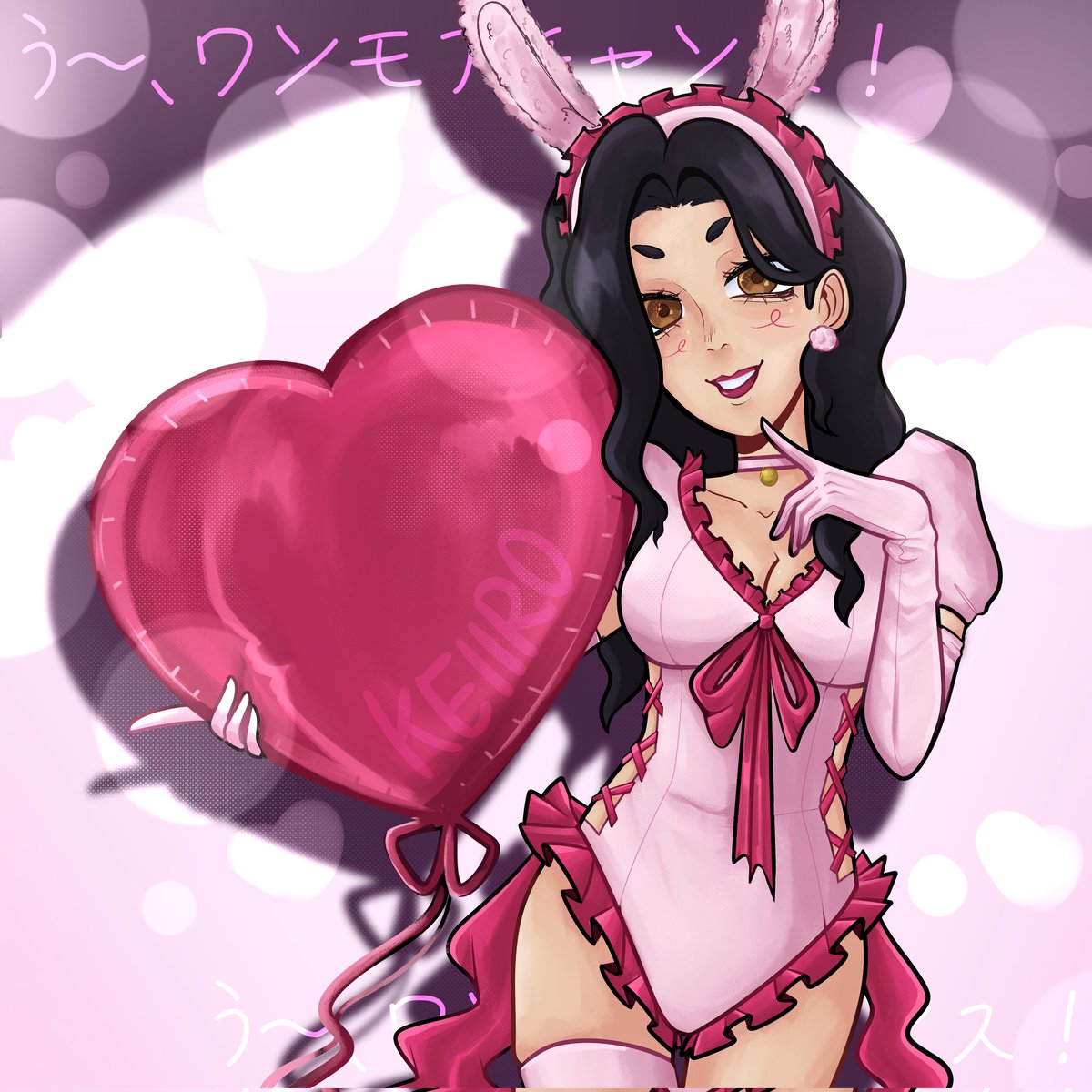 KE11R00's tweet photo. 🐰🩷
#oc https://t.co/A6sJJoK6Hg