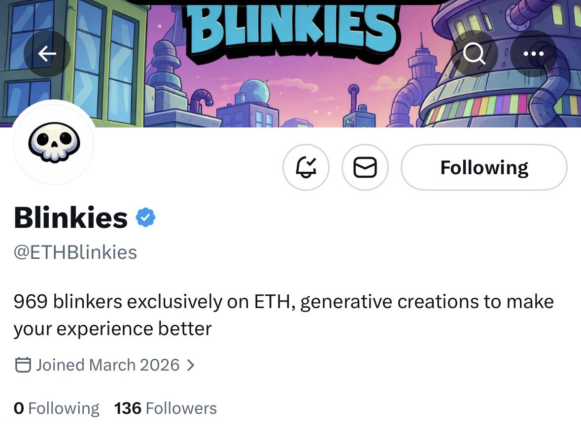 𝐄𝐚𝐫𝐥𝐲 𝐀𝐥𝐩𝐡𝐚

 <a href="/ETHBlinkies/">Blinkies</a>  - ( 100 followers)

- eth 
- follow + drop EVM wallets 

• extra bonus for retweeting!

NFTs…
