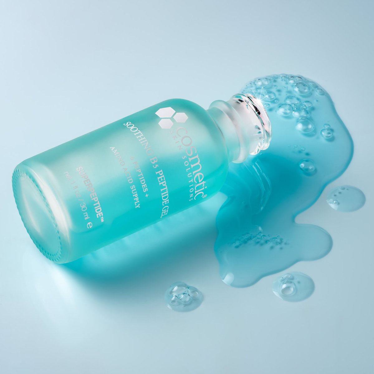 CSS_ScienceLab's tweet photo. Soothing B5 Peptide Gel

POV: You found a peptide gel that actually does it all 🩵🫧🌟

— Smooths fine lines &amp; wrinkles
— Boosts collagen
— Promotes even skin tone
— Soothes &amp; hydrates

Balanced pH. Maximum glow. 💫

#DermApproved #PeptideSkincare #cosmeticskinsolutions https://t.co/GUXhc1r5jm