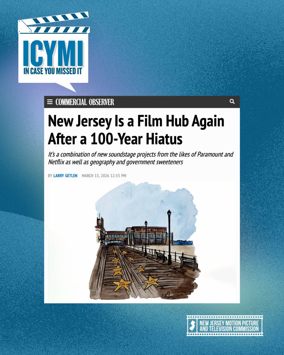 NJ Motion Picture & TV Commission tweet media