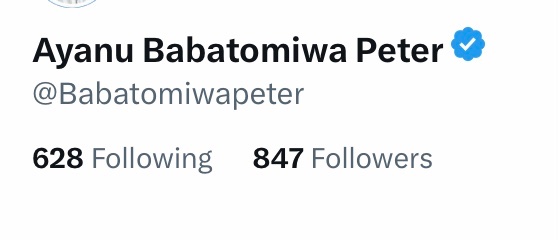 Ayanu Babatomiwa Peter tweet media