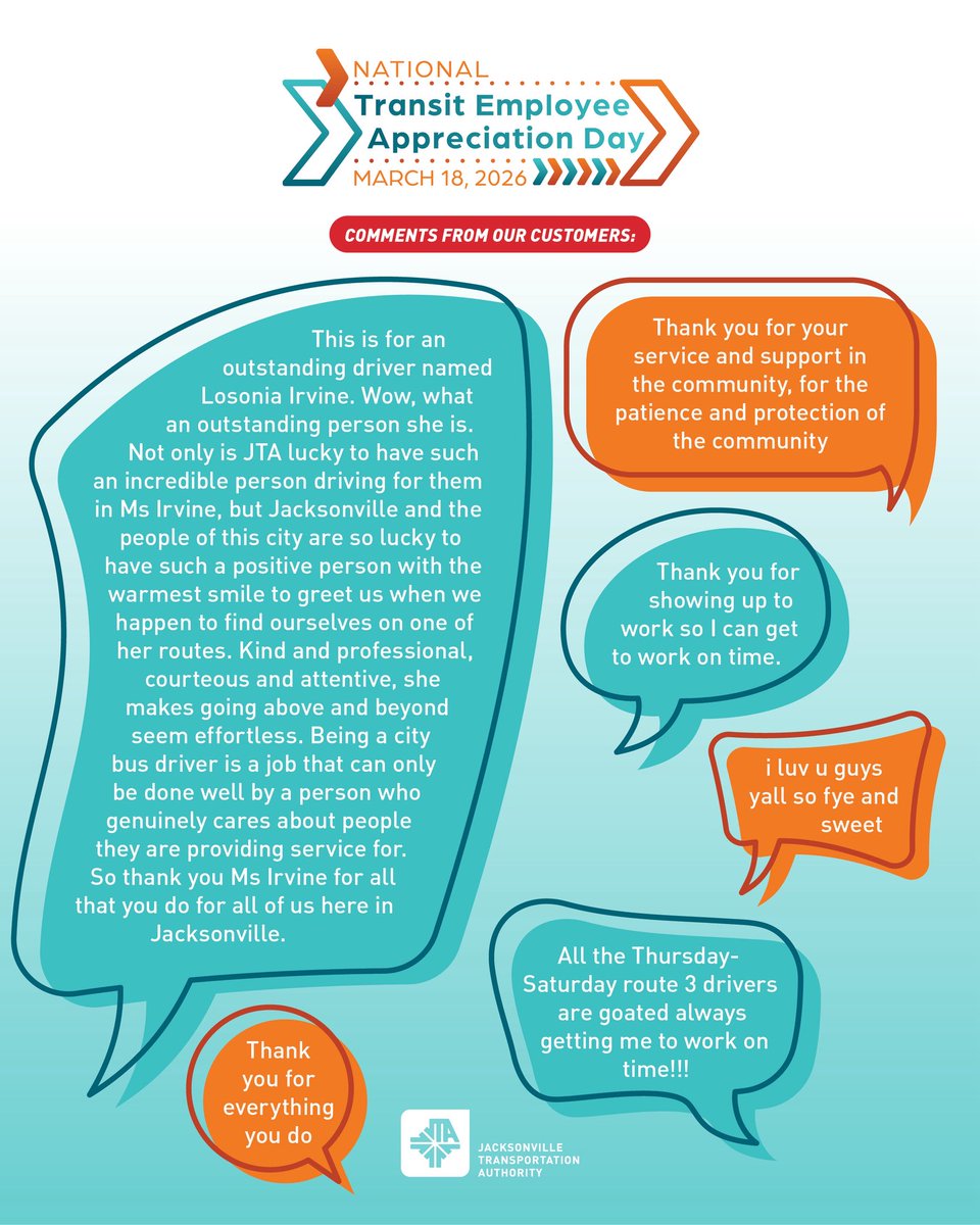 Jacksonville Transportation Authority (JTA) tweet media