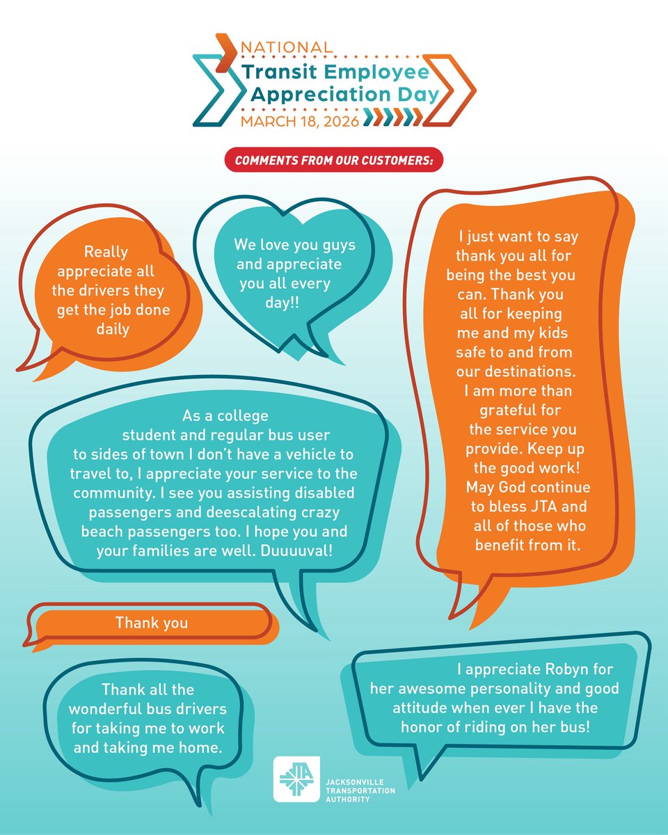 Jacksonville Transportation Authority (JTA) tweet media